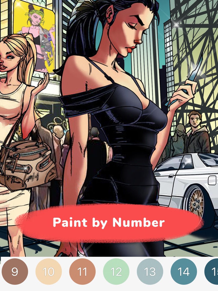 iPaint - Color By Number Game