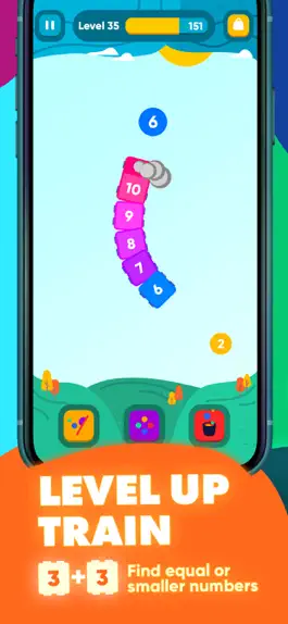 Game screenshot IQ Train -  Number Snake Game apk