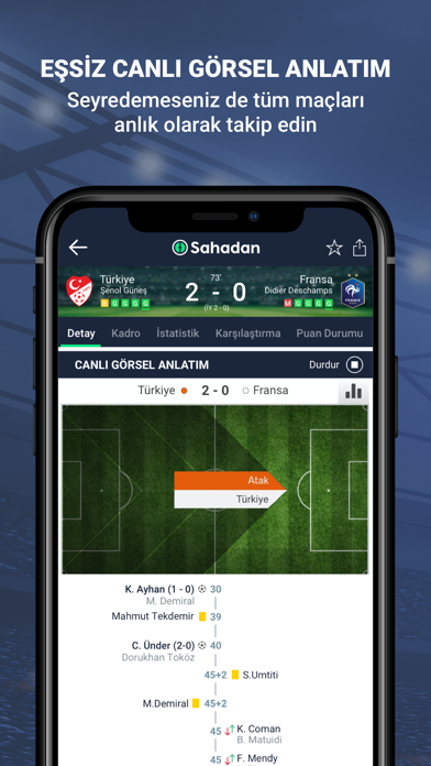 Sahadan Canlı Sonuçlar screenshot 2