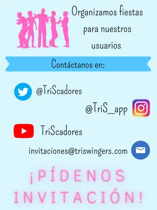 Screenshot 2 TriSapp - Nueva App Swinger iphone