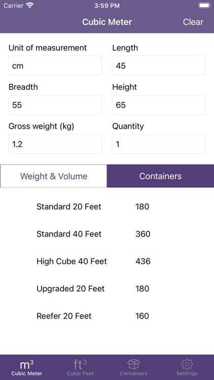 CBM Calculator