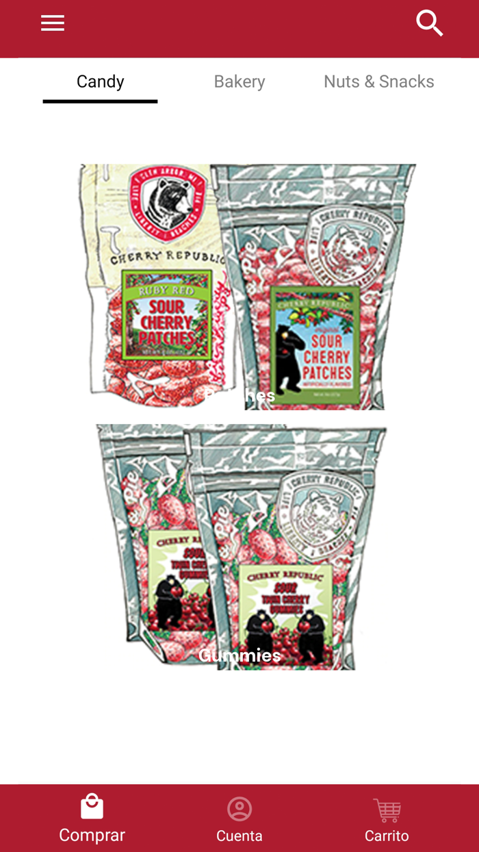 Cherry Republic Shopping Cart