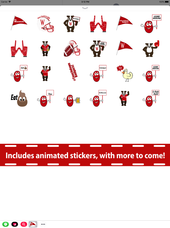 Wisconsin Sports Sticker Pack