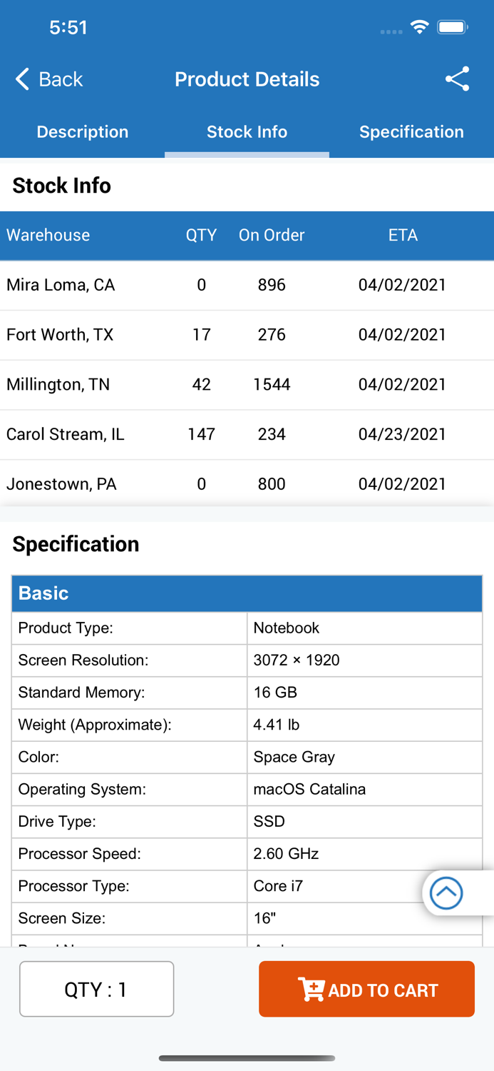 Ingram Micro Shopping App