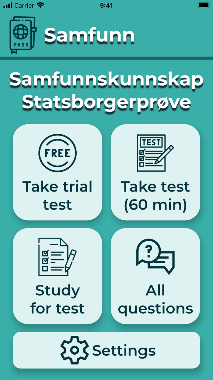 Samfunnsprøve Citizenship test