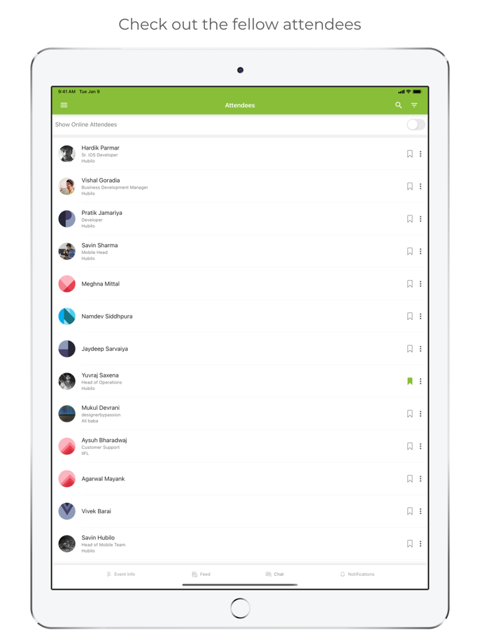 Seed World Virtual Event App