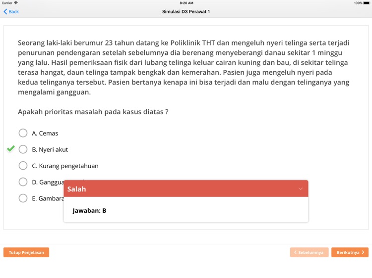 NEO Perawat:Simulasi1 for iPad