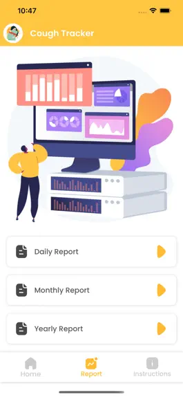 Game screenshot Cough Tracker & Reporting hack