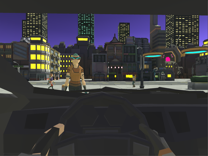 Cyberpunk City Escape