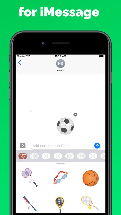 Sport stuff - stickers & emoji