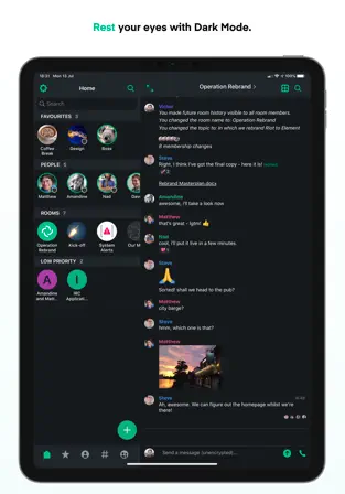 Captura de Pantalla 4 Element Messenger iphone
