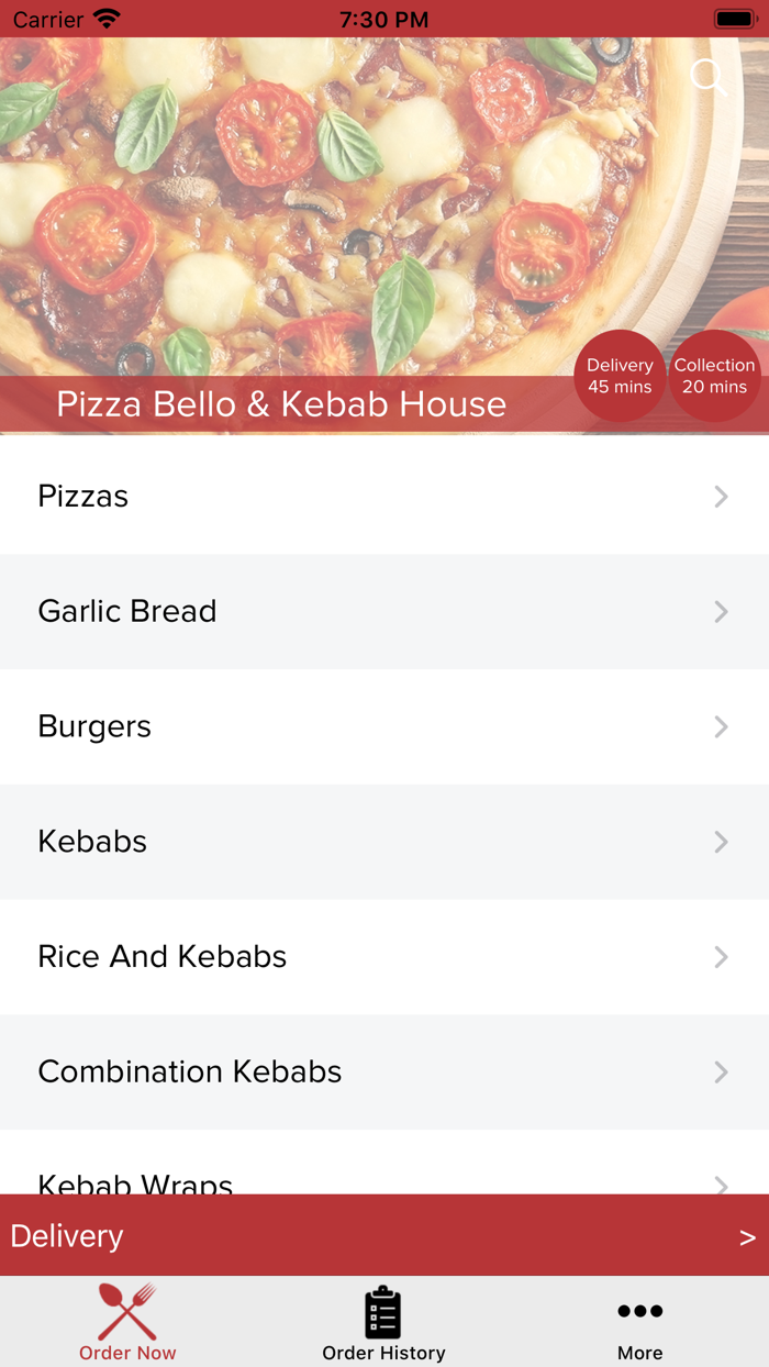 Pizza Bello  Kebab House.