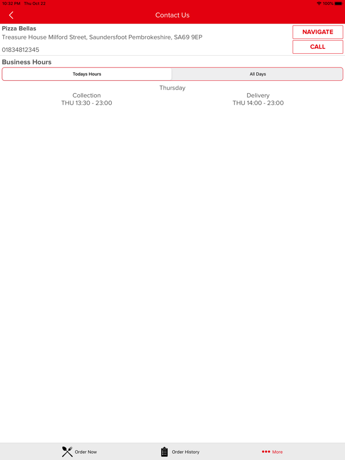 Pizza Bellas Saundersfoot