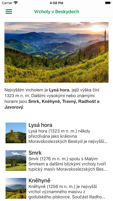 Naše Beskydy screenshot 3