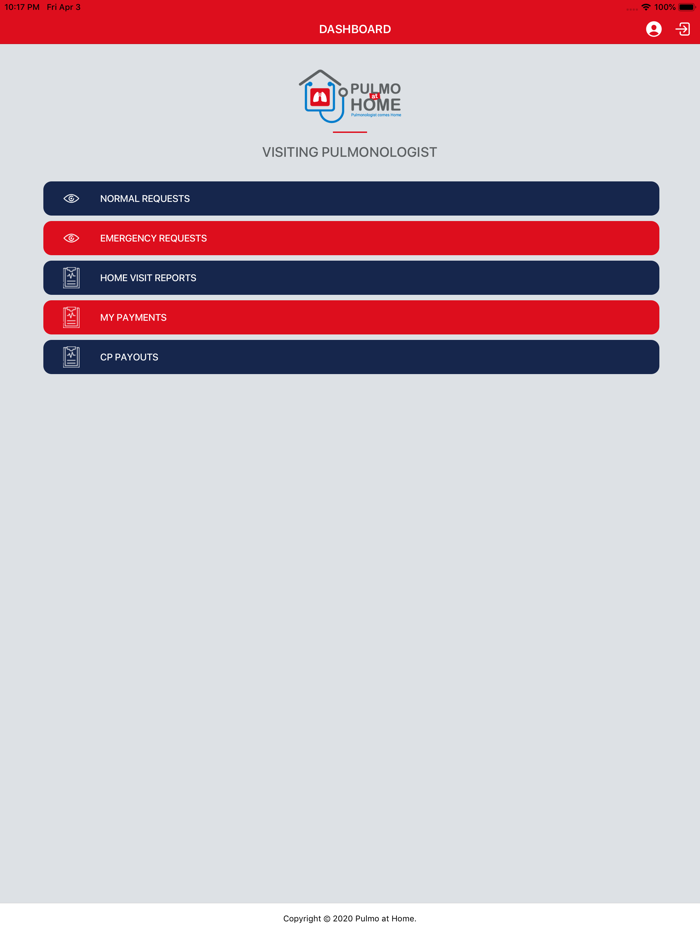 Visiting Pulmonologist