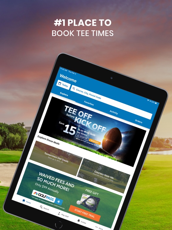 Screenshot #4 pour GolfNow Book TeeTimes Golf GPS