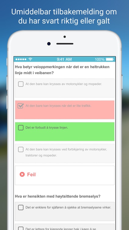 Teoriprøven - Test deg selv screenshot-3