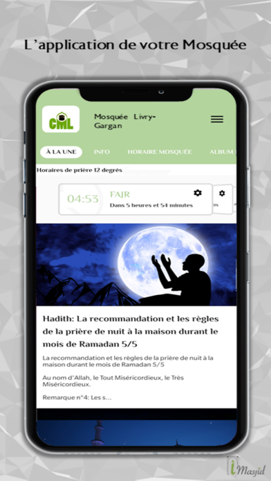 Screenshot #1 pour Mosquée de Livry