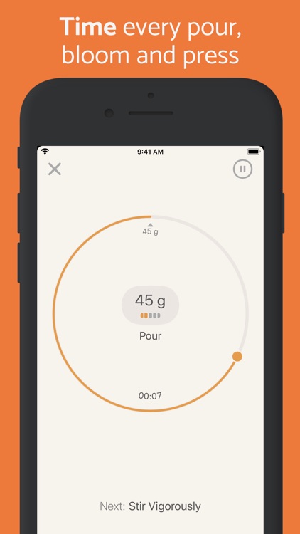 Brew Timer - Coffee Recipes screenshot-0