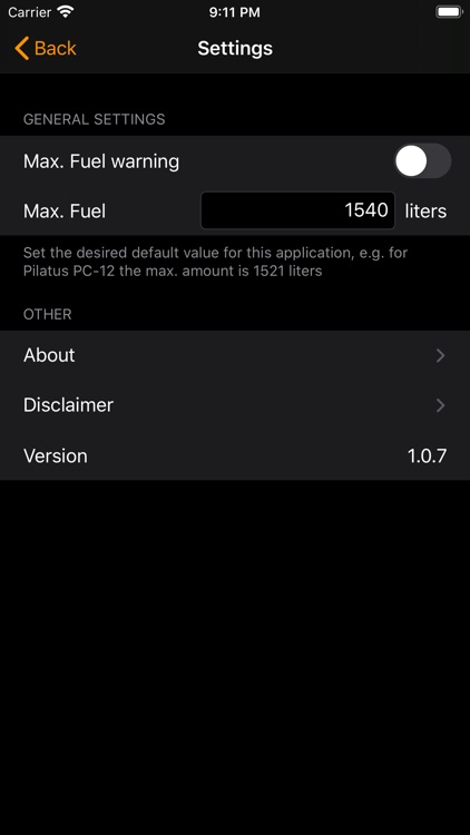 Airro Aviation Fuel Calculator screenshot-5