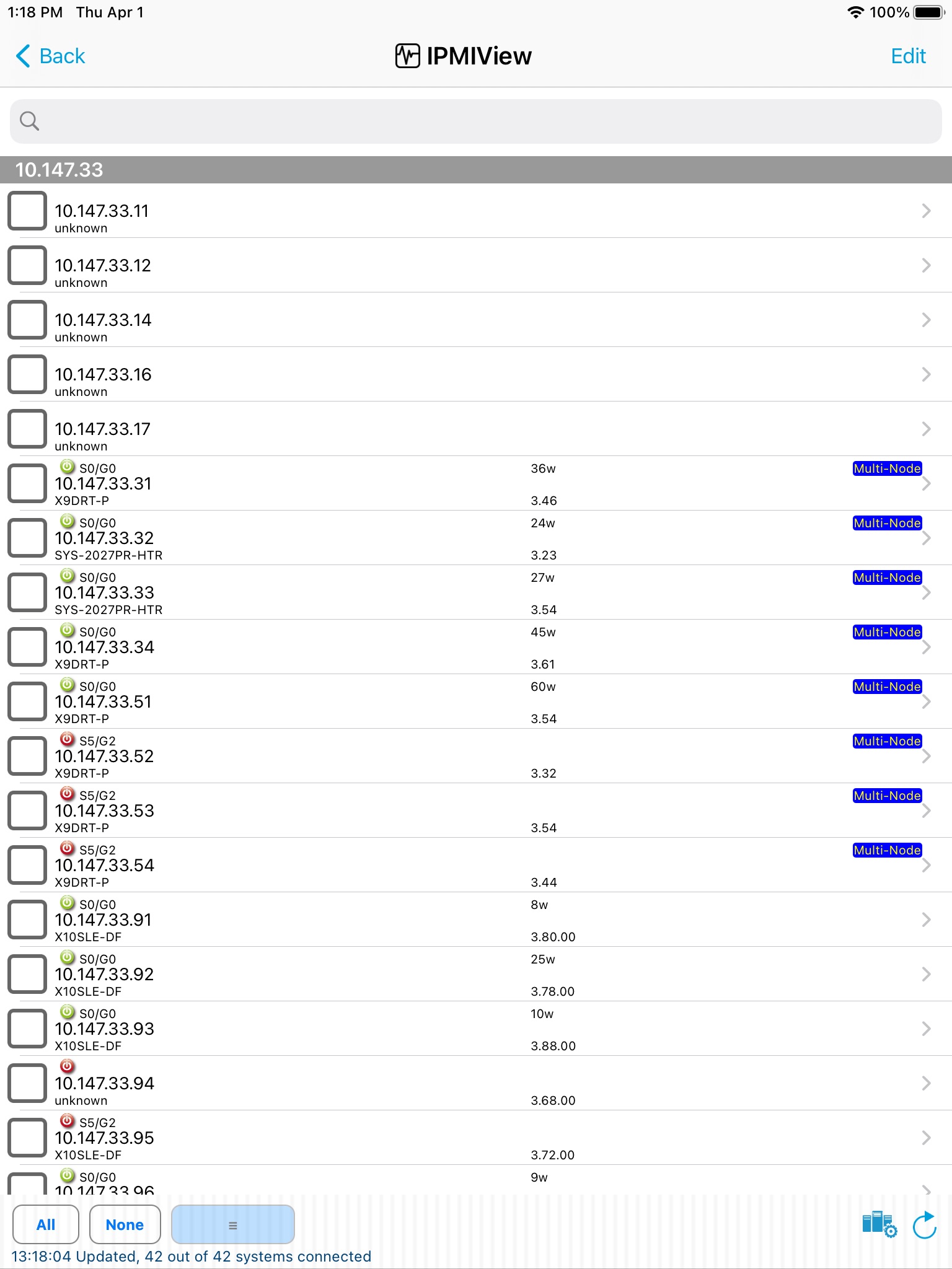 Supermicro IPMIView screenshot 2