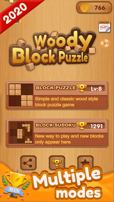 Woody Block Puzzle screenshot 1