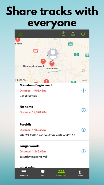 OnTrack - Measure Distances