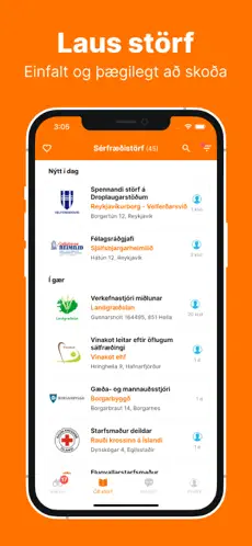 Imágen 4 Alfreð - Atvinnuleit iphone