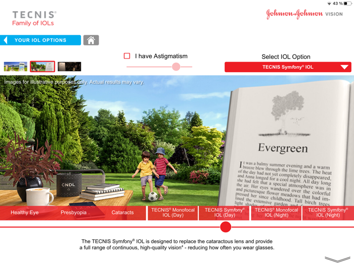 TECNIS® Vision Simulator