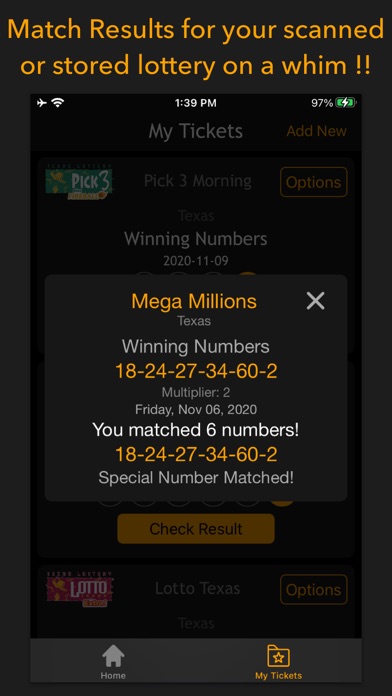 Lottery results-Ticket scanner screenshot 4