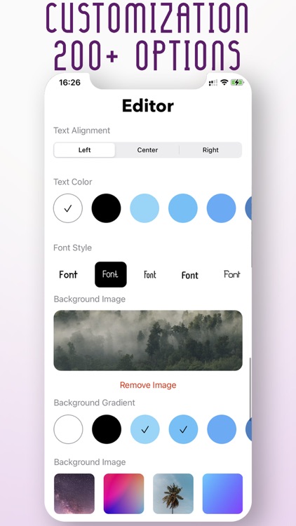 Custom Color Widgets & Themes