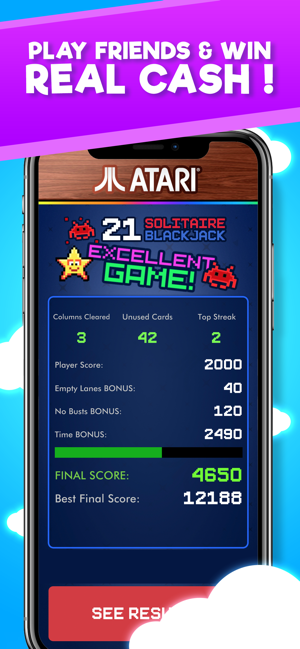 Atari 21 Solitaire Blackjack(圖3)-速報App