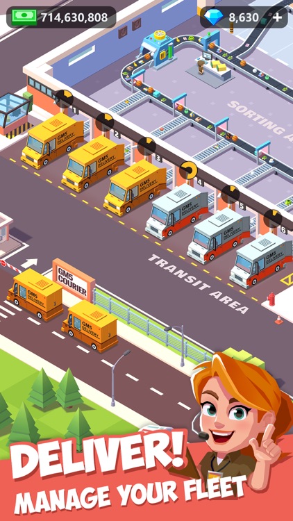 Idle Courier Tycoon screenshot-0