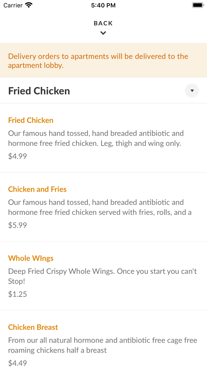 Darbars Chicken  Ribs