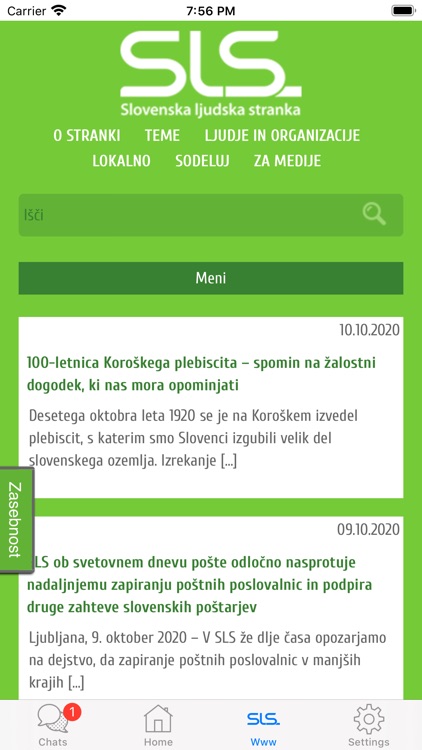 Slovenska ljudska stranka screenshot-3
