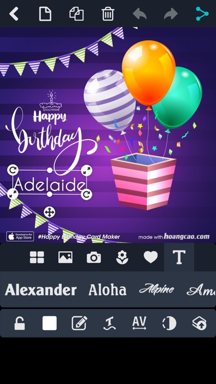 Happy Birthday Card Maker screenshot-5