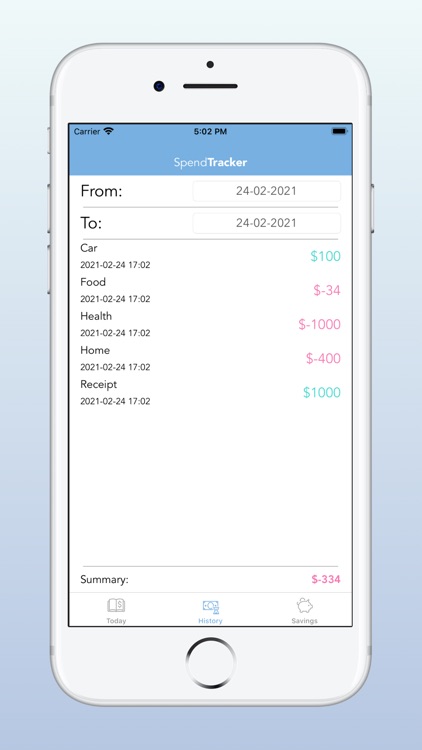 MoneyBook - Spend tracker