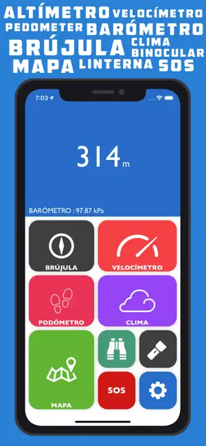 Imágen 1 GPS Altímetro -Caminata y Trek iphone