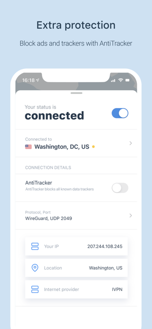 ‎IVPN - Secure VPN for Privacy Screenshot