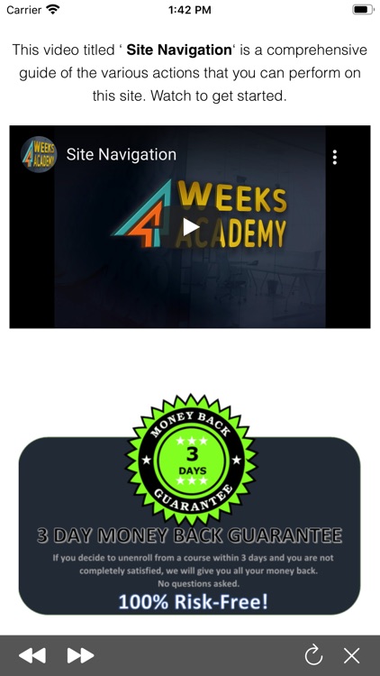 4weeksAcademy screenshot-4