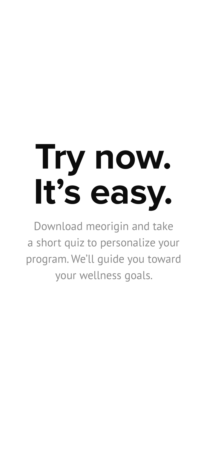 meorigin wellness made easy