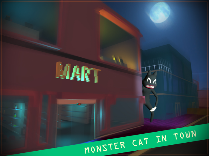 Horror Cartoon Cat Escape