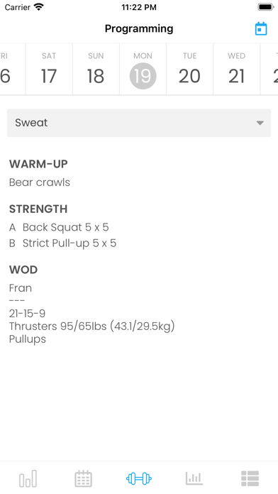 WodBoard screenshot 2