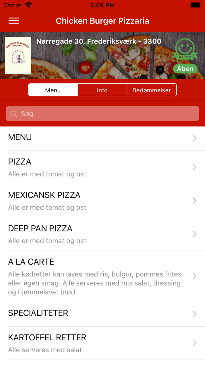 Chicken Burger Pizzaria