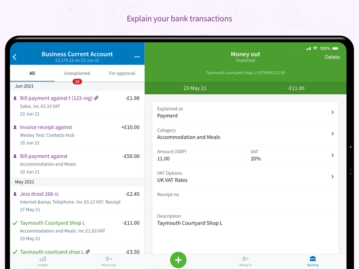 FreeAgent Mobile Accounting