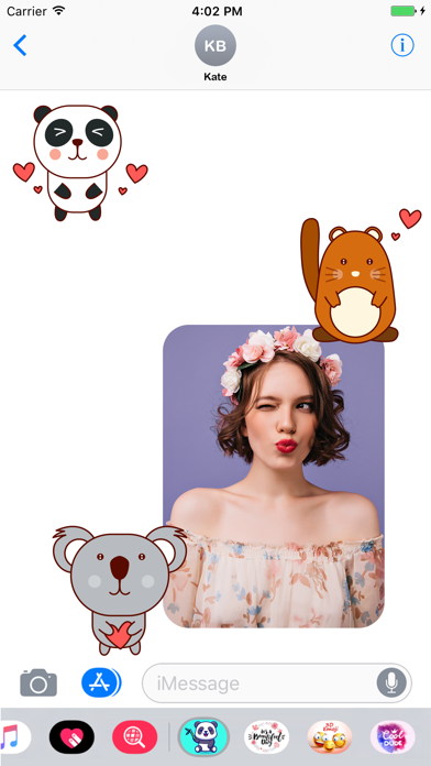 Cuteness Sticker For iMessageのおすすめ画像3
