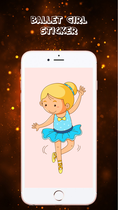 How to cancel & delete Cute Ballet Girls Stickers from iphone & ipad 1