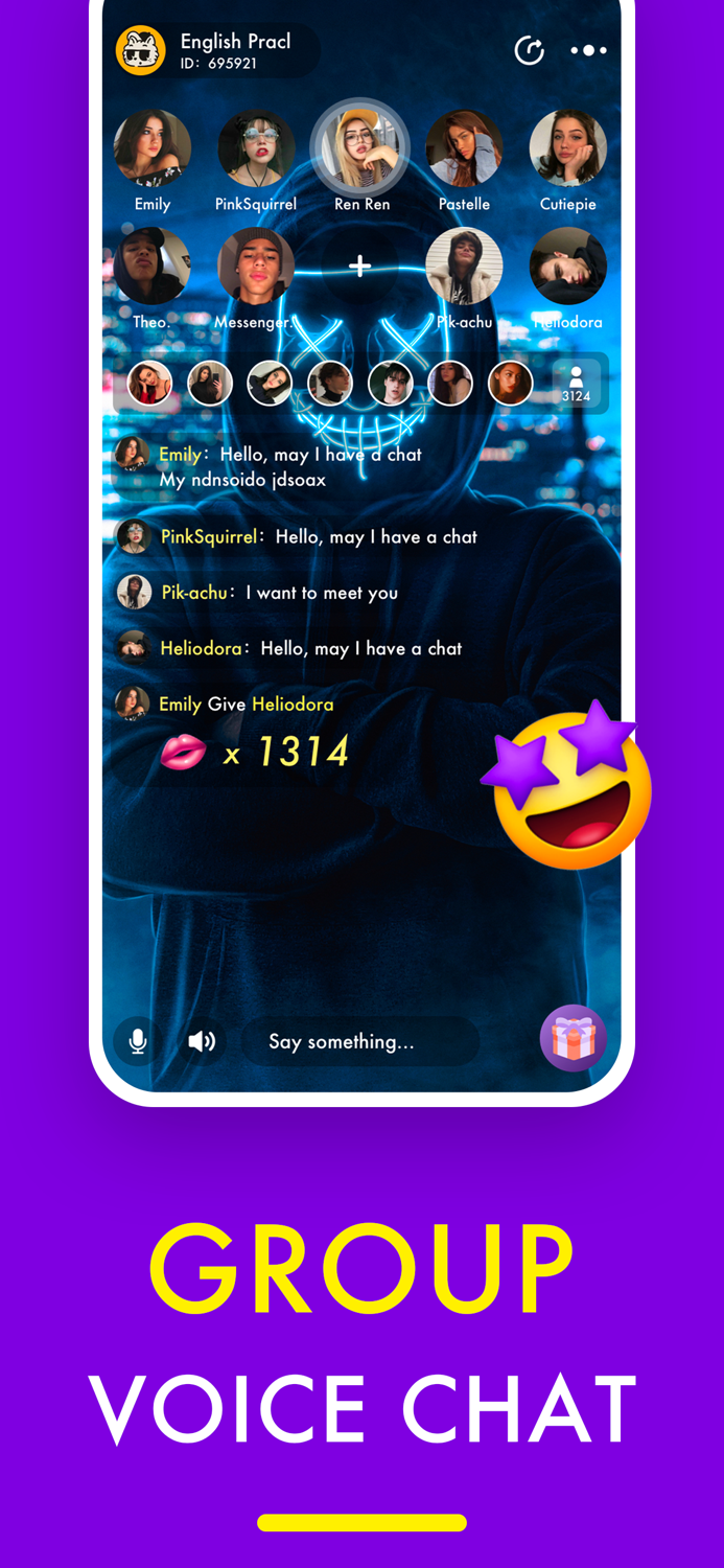 Fizz- Group Voice Chat Rooms