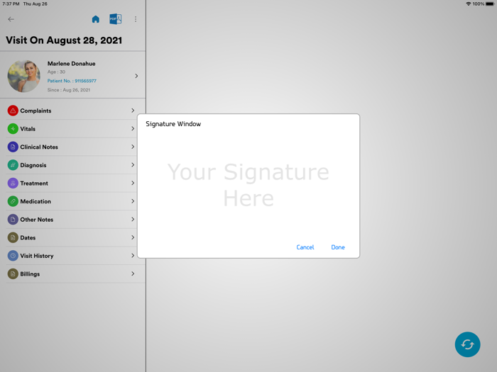 Dr.Pad Patient Medical Record