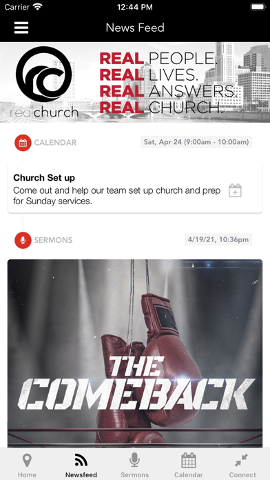 How to cancel & delete Real Church from iphone & ipad 4